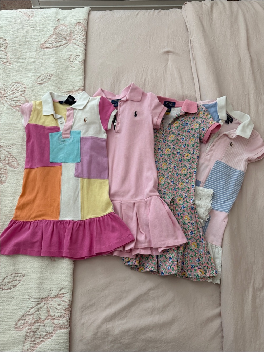 Bundle of 4 Polo by Ralph Lauren Girls Dresses